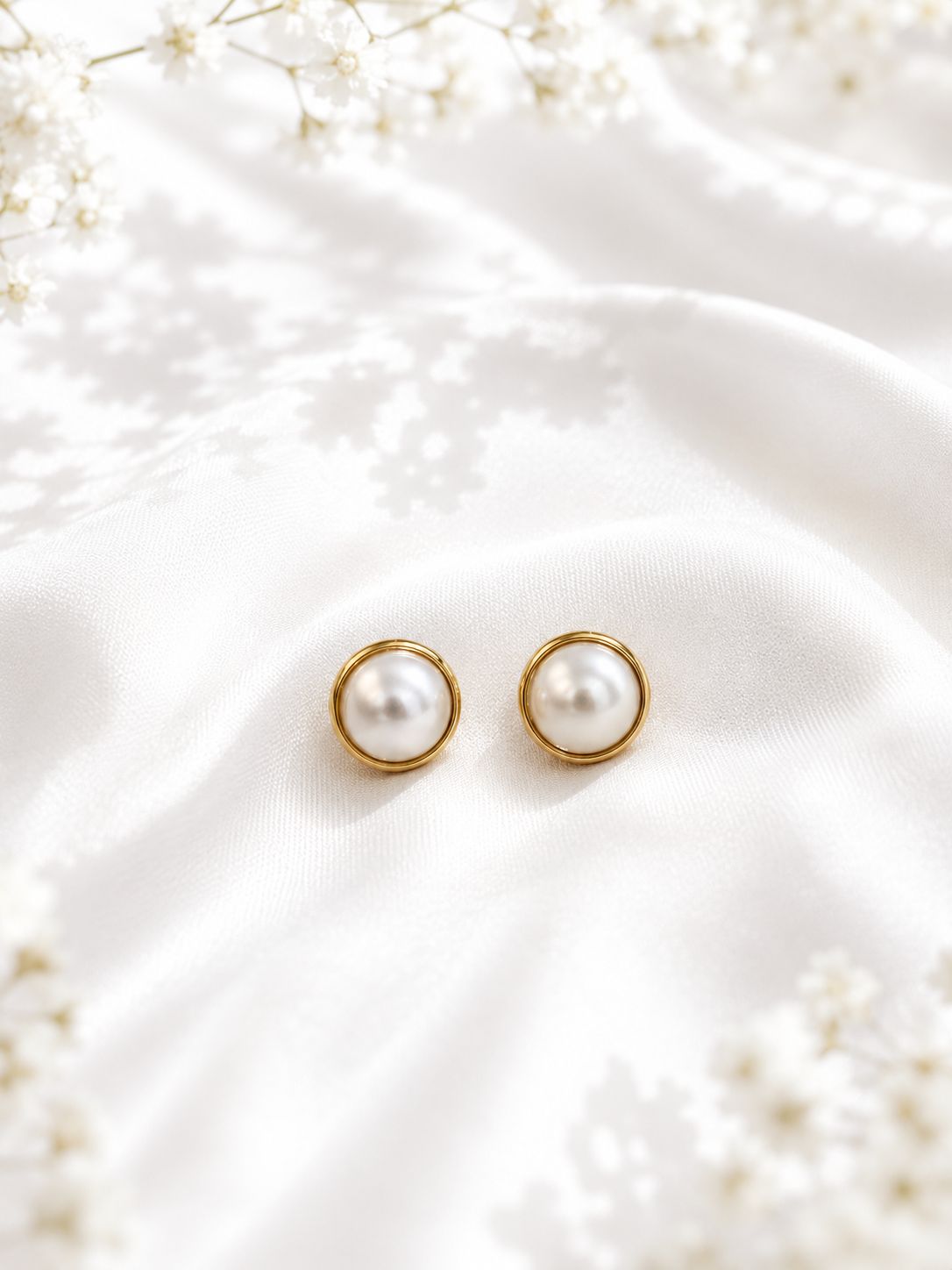 Aretes Perlas Clasica - Gold Filled