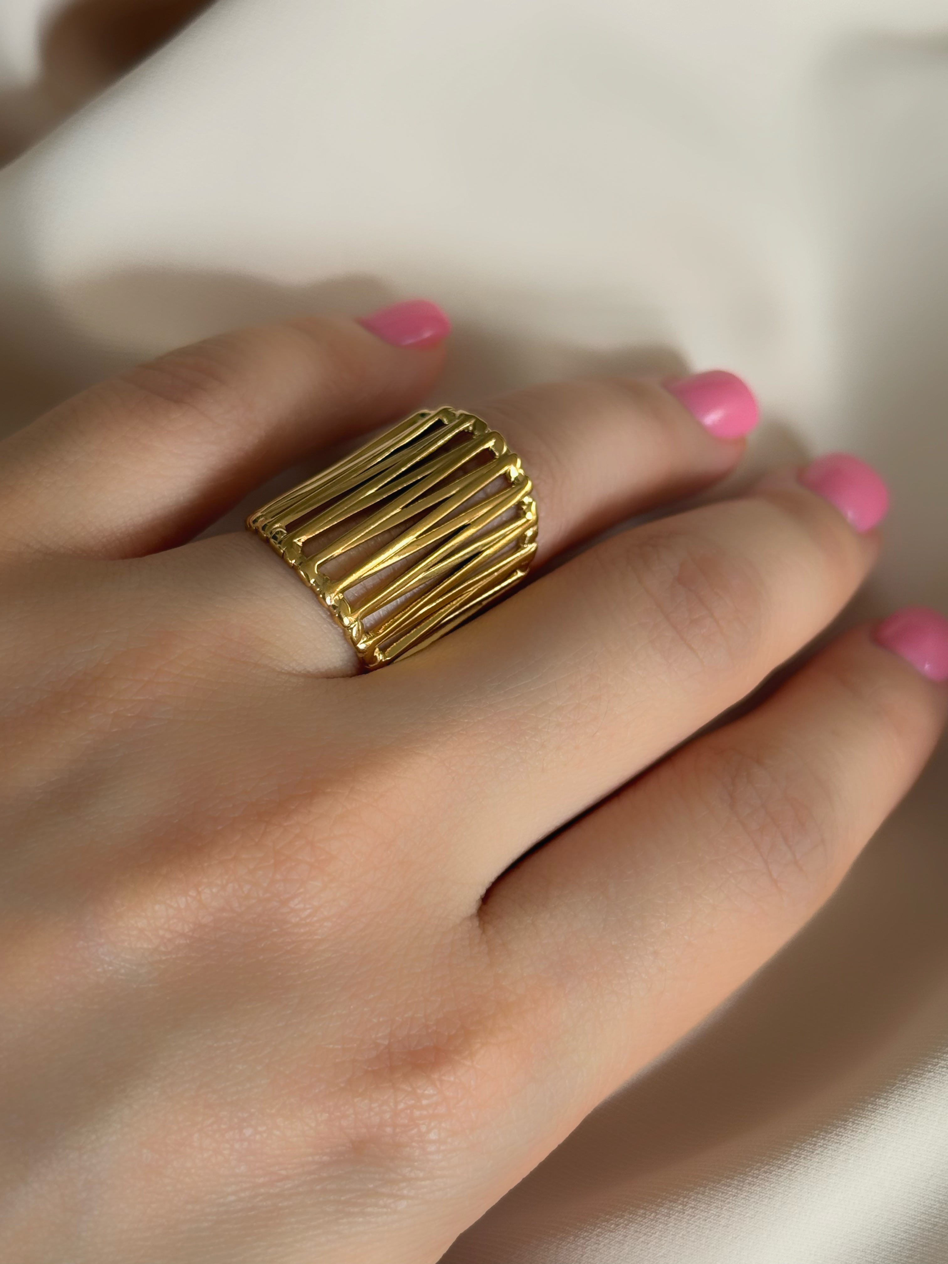 Anillo Victoriana - Acero Inoxidable 