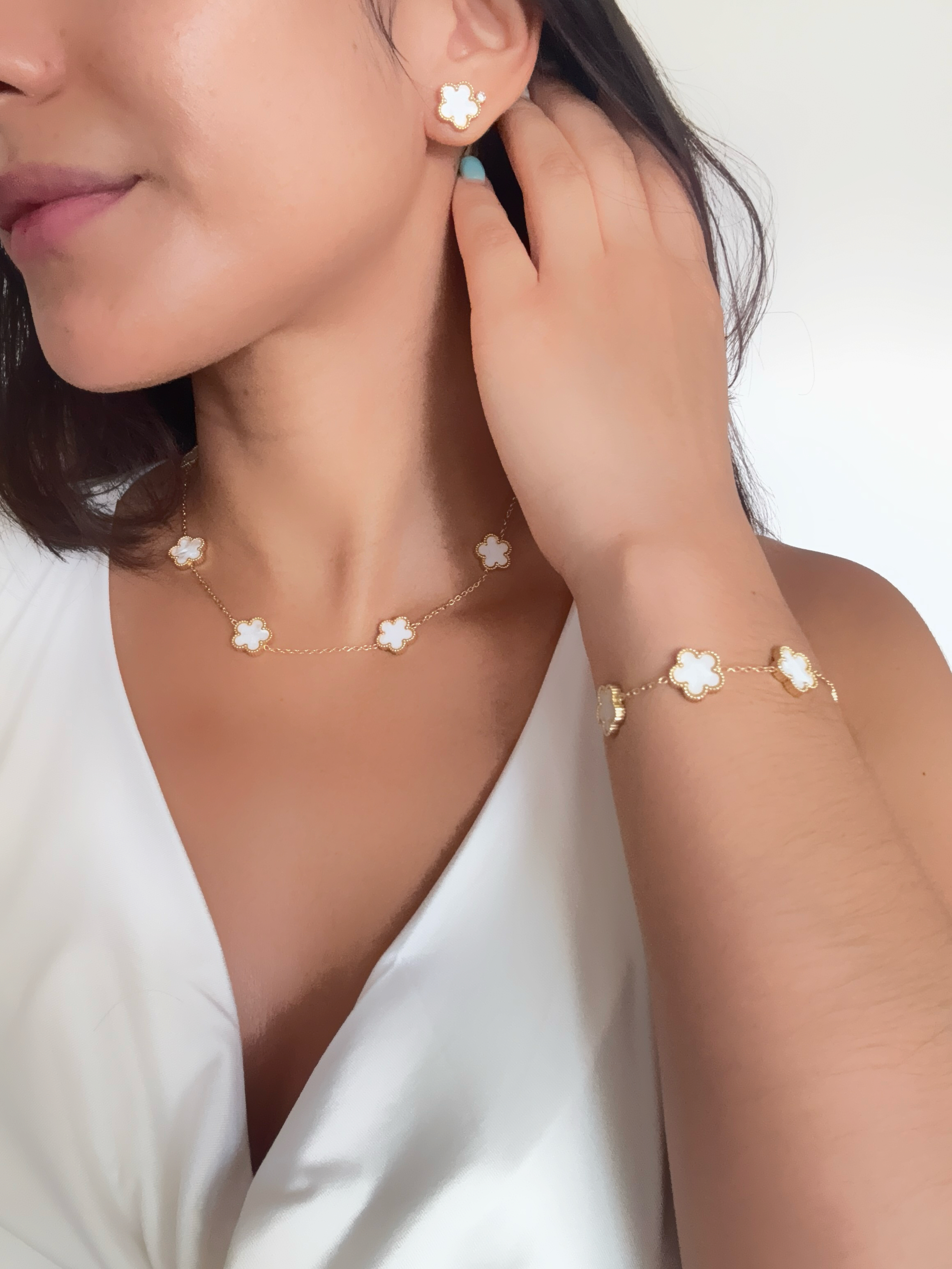 Trío Flor - Acero Inoxidable