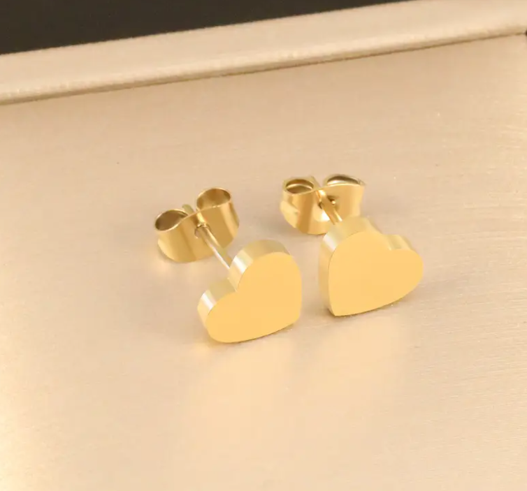 Dúo Corazón - Acero Inoxidable