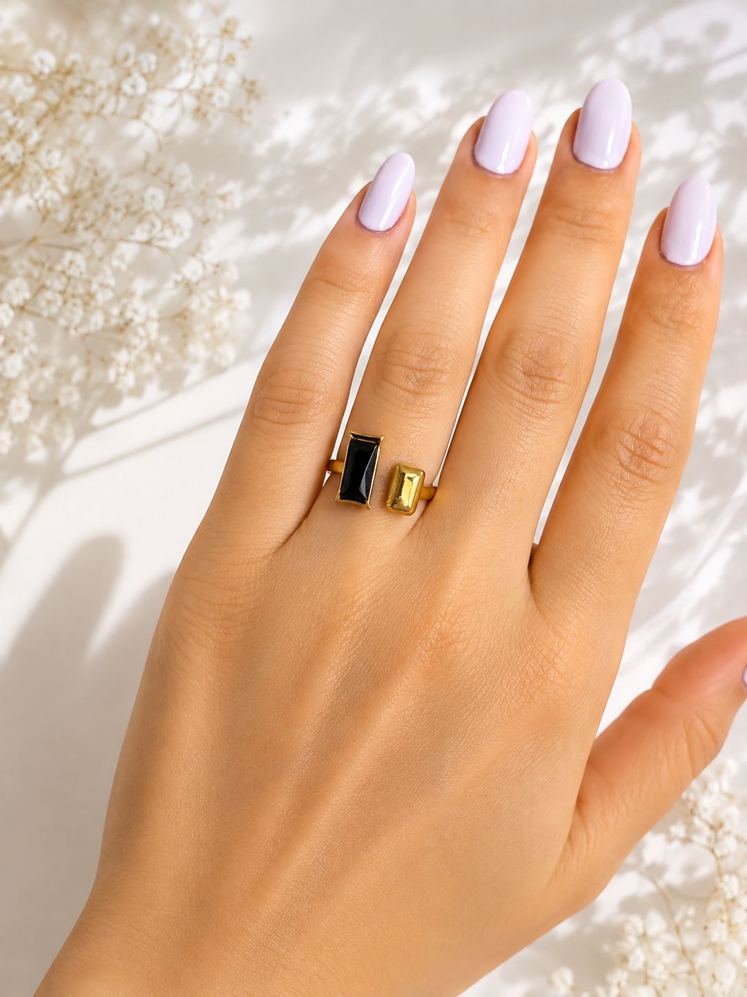 Anillo Nacar Elise - Acero Inoxidable