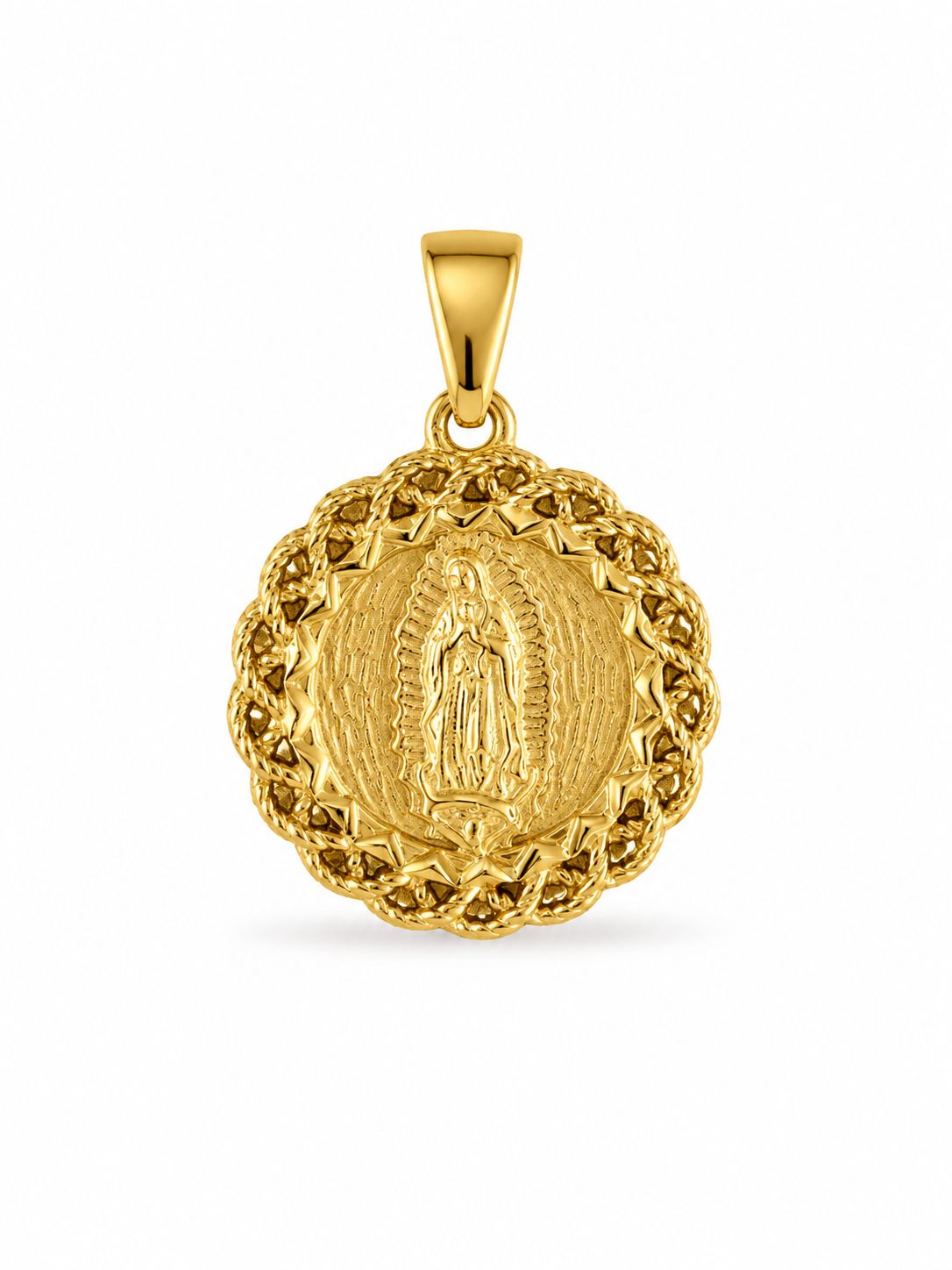 Dije Virgen de Guadalupe - Acero Inoxidable