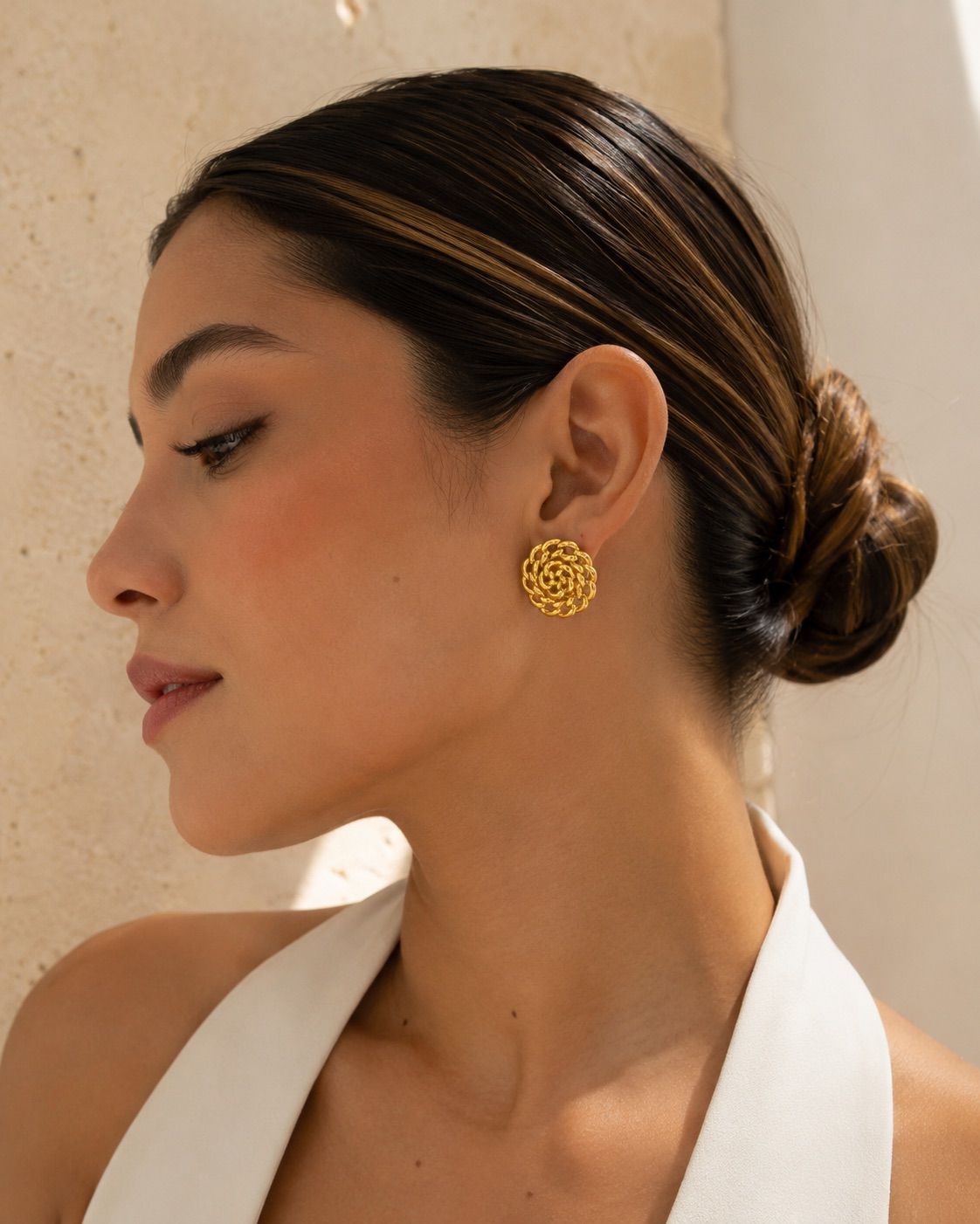 Aretes Elia - Acero Inoxidable