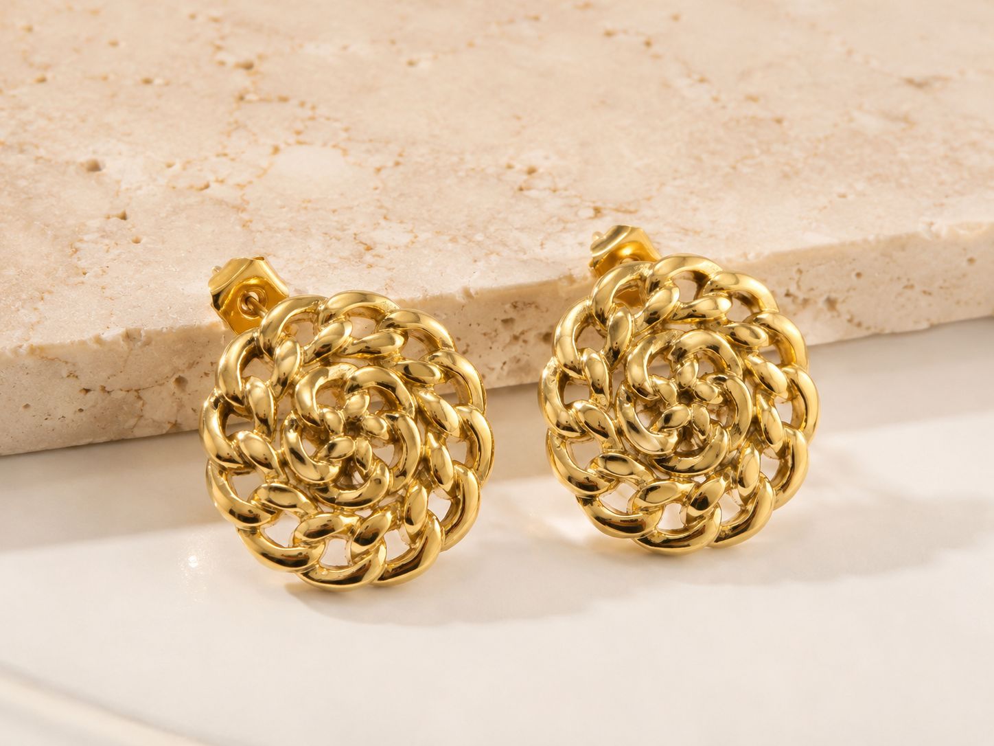Aretes Elia - Acero Inoxidable