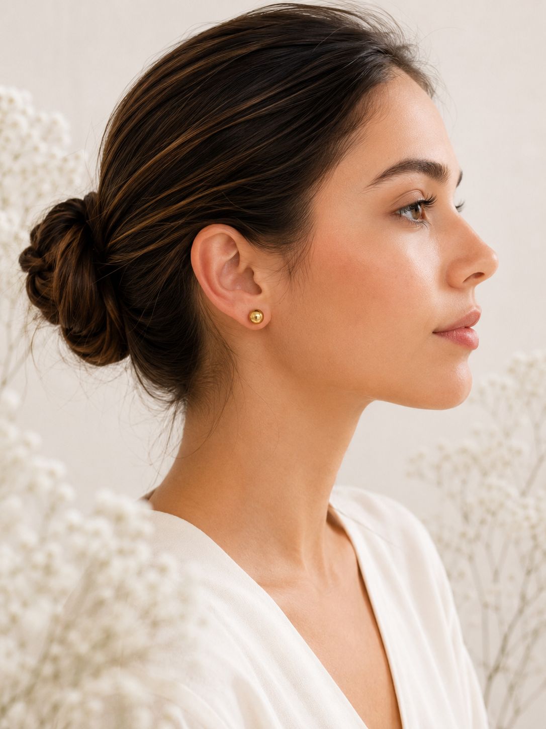 Aretes Esfera - Acero Inoxidable